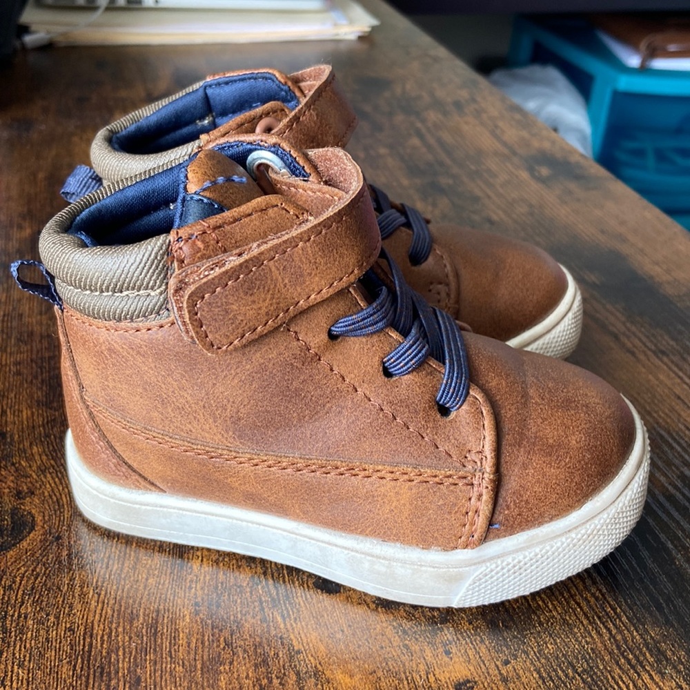 Toddler Boys Velcro Winter Boots Sz 5